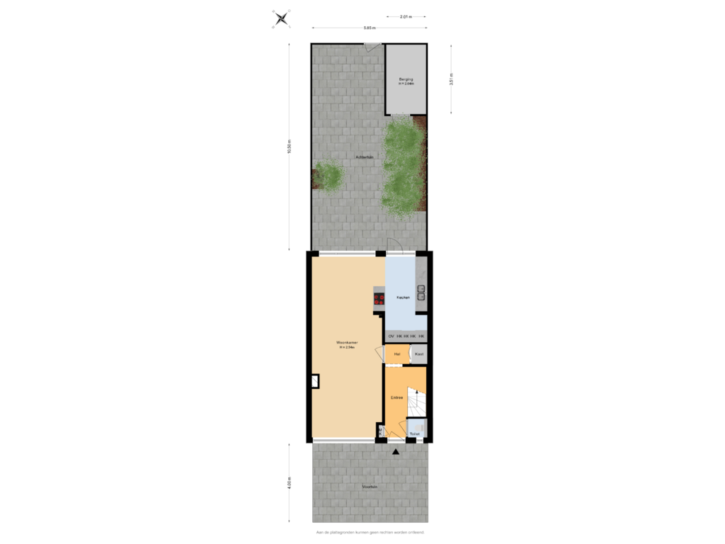 Bekijk plattegrond van Situatie van Wassenaarstraat 10