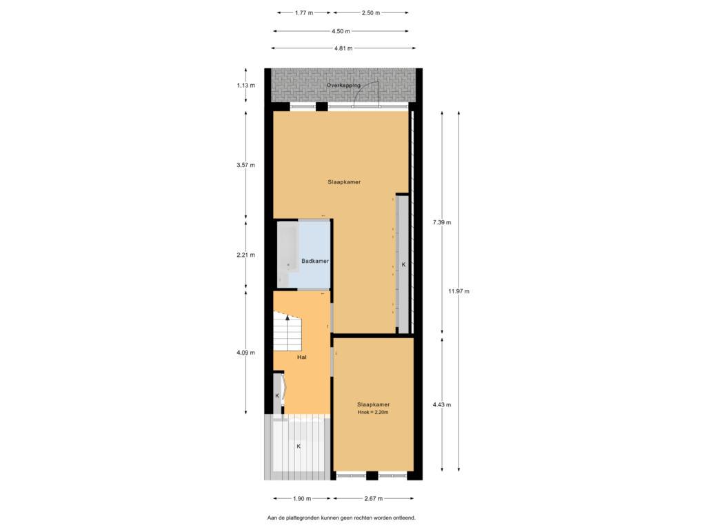 Bekijk plattegrond van Souterrain van Doedesstraat 17-A