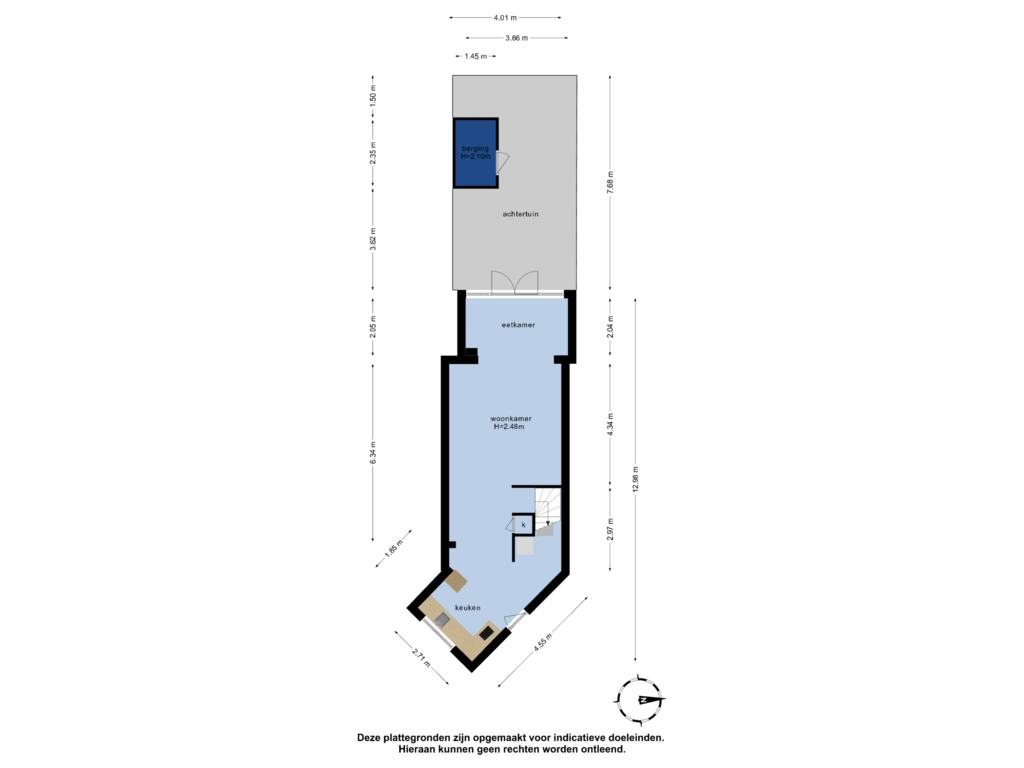 View floorplan of Overzicht woning of Theodorus Majofskistraat 122