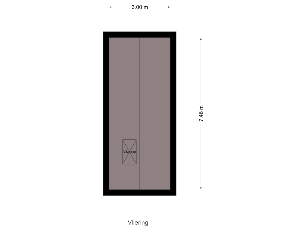 Bekijk plattegrond van Vliering van Hoofdstraat 4