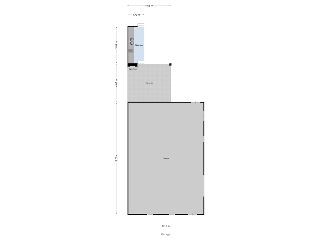 Bekijk plattegrond van Garage van Hoofdstraat 4