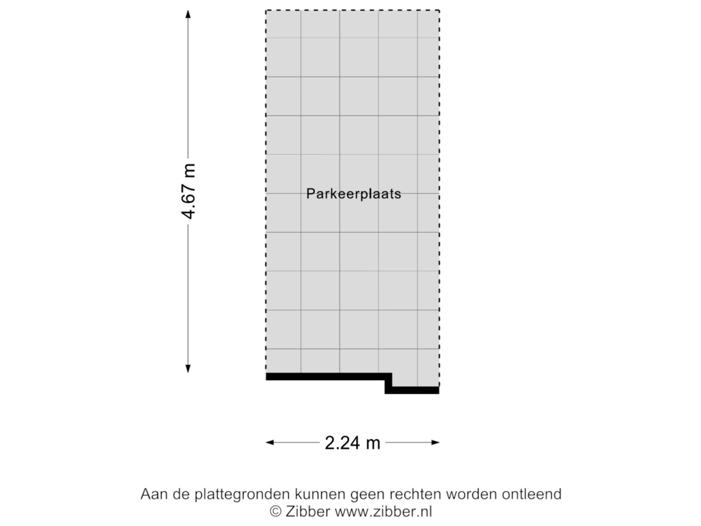 Bekijk plattegrond van Parkeerplaats van Kretalaan 102