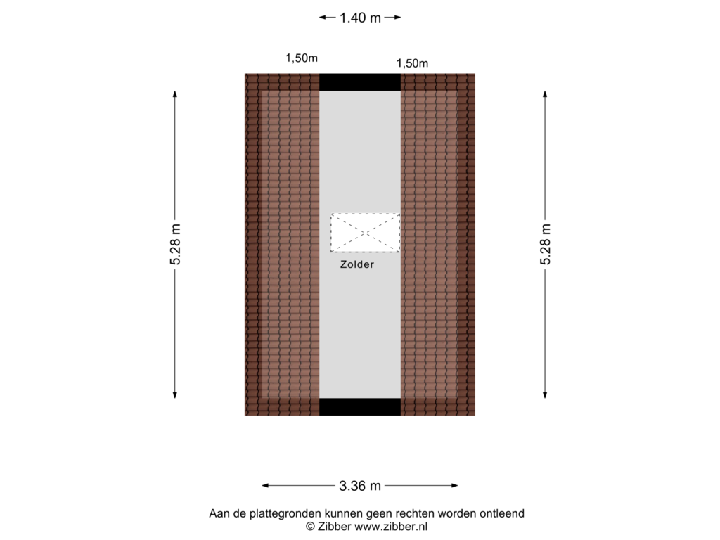 Bekijk plattegrond van Zolder van Veenhof 2237