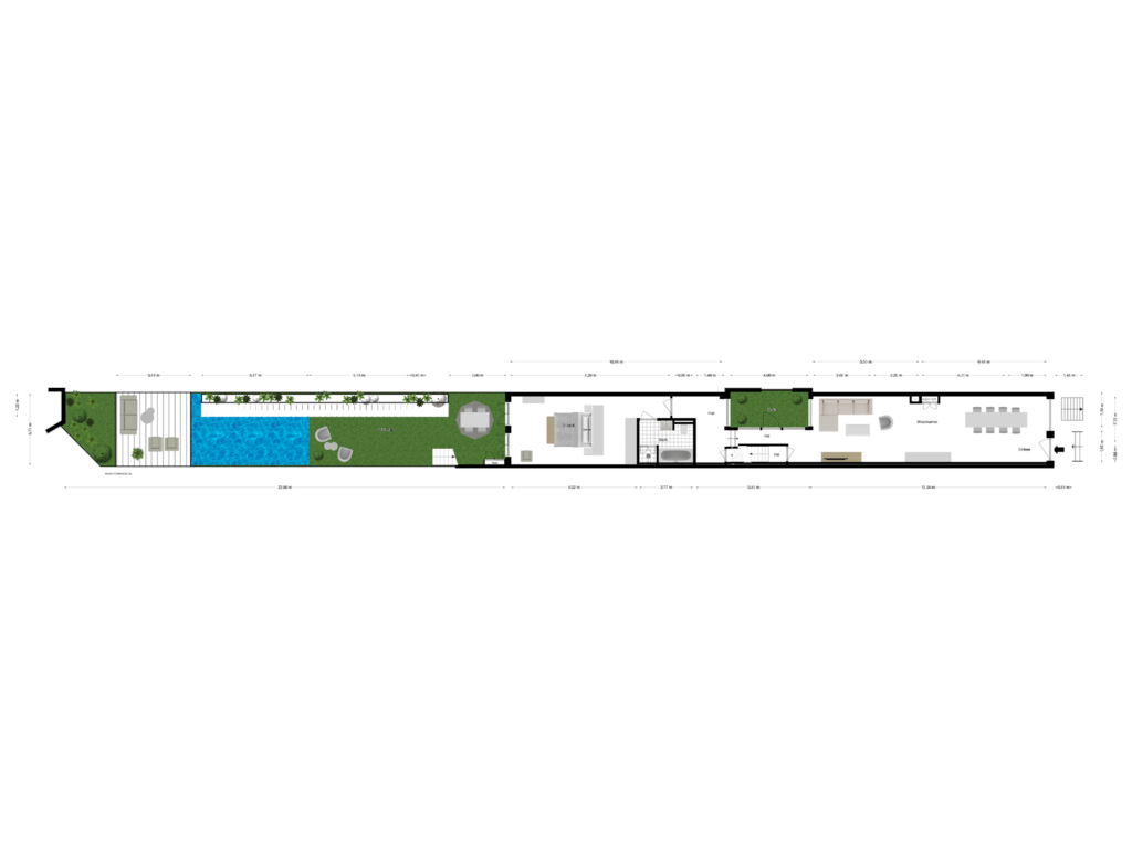 Bekijk plattegrond van BEL ETAGE van Herengracht 176