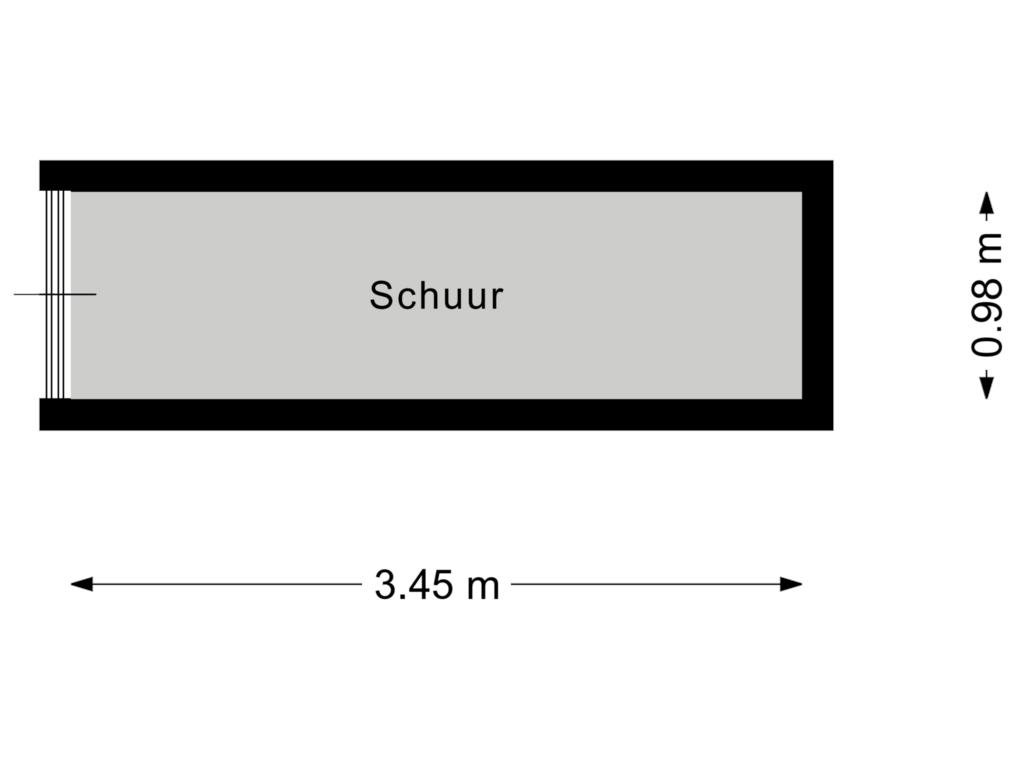 Bekijk plattegrond van Schuur van Liguster 50