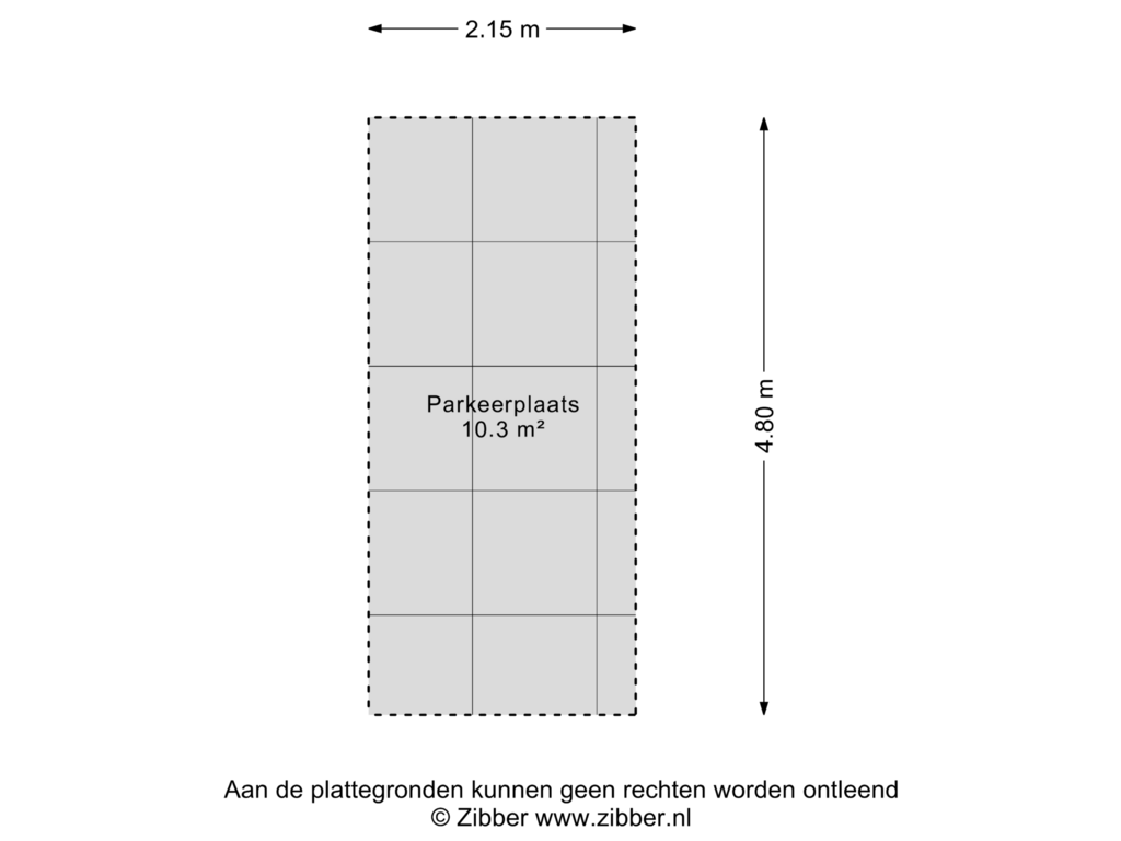 View floorplan of Parkeerplaats of Kabelhof 91