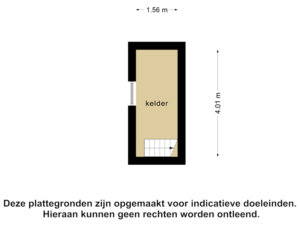 Bekijk plattegrond van Kelder van Zeedorp 6