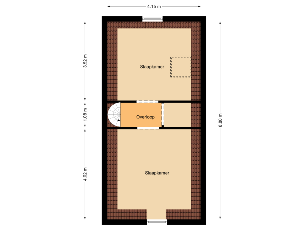 Bekijk plattegrond van Floor 2 van Italiaanse Zeedijk 46