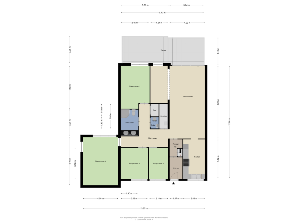 View floorplan of Appartement of Huys de Merwede 43