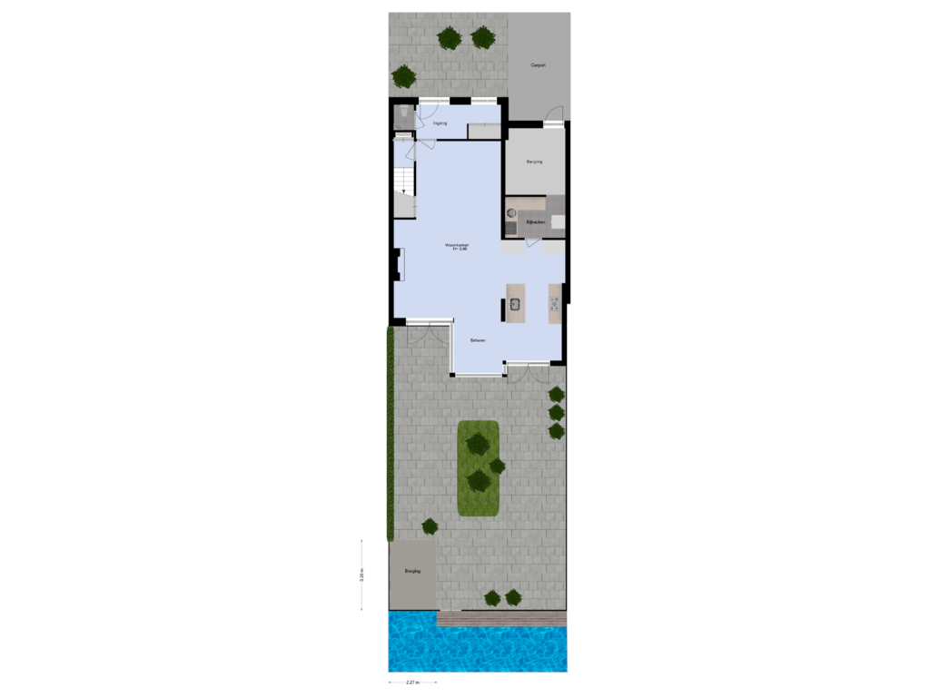 View floorplan of Tuin of Pioen 26