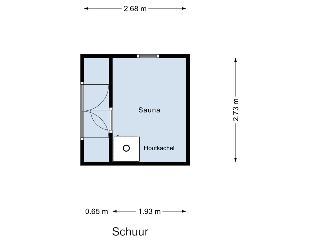 Bekijk plattegrond van Schuur van Berkenlaan 2-A