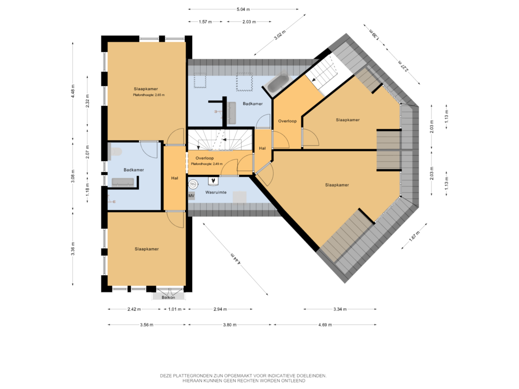 Bekijk plattegrond van 1e Verdieping van Prinses Margrietlaan 37-A