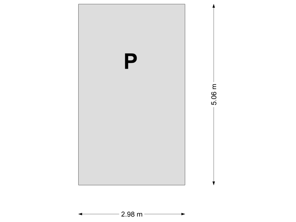 View floorplan of Parkeerplaats of van Cappellestraat 53