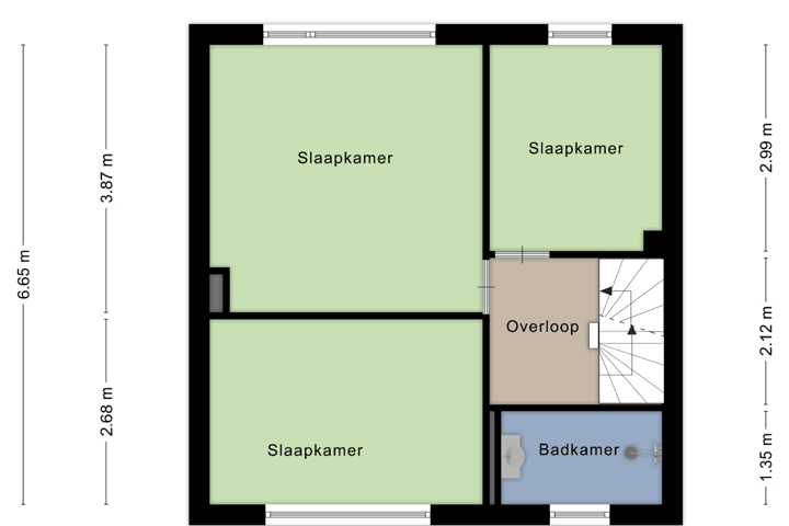 Bekijk foto 46 van Bisschop van Zoesstraat 19-A