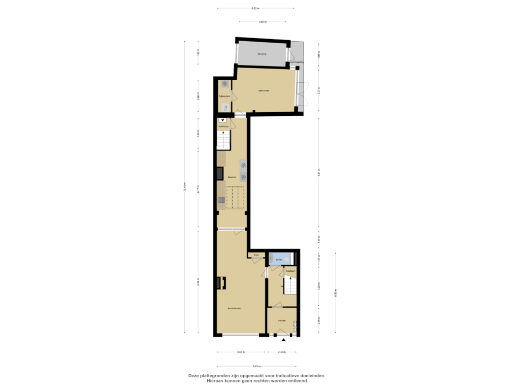 Bekijk plattegrond van Begane Grond van Hoofdstraat 4