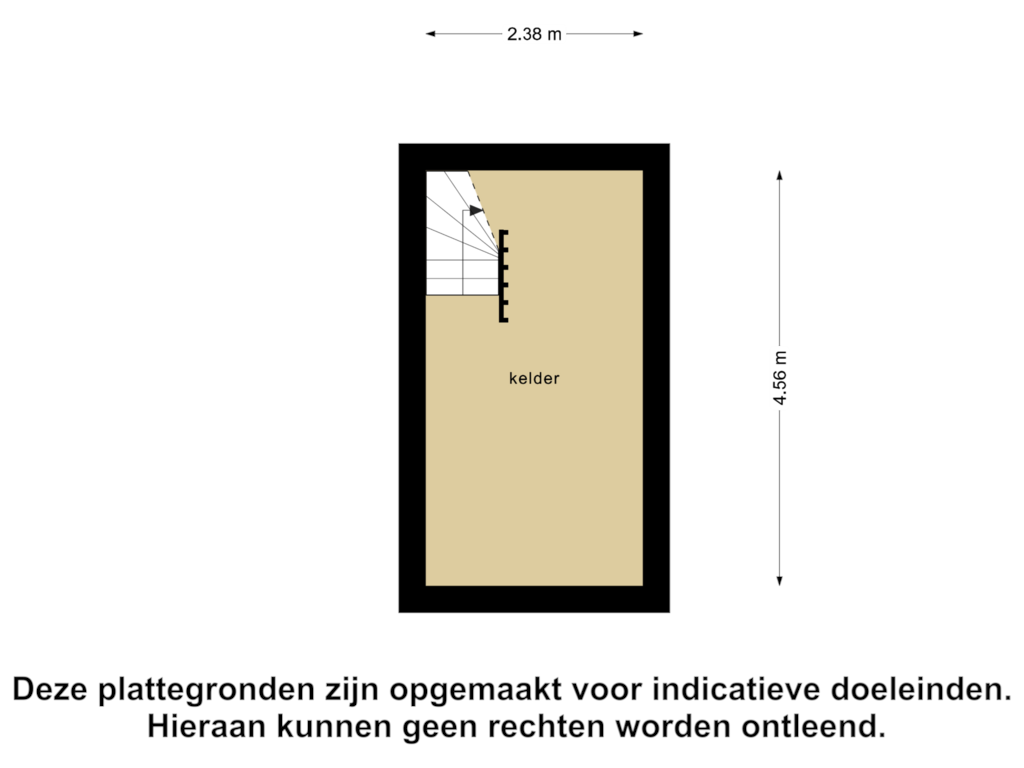 Bekijk plattegrond van Kelder van Hoofdstraat 4