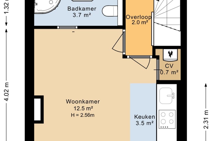 Bekijk foto 26 van Groen van Prinstererstraat 17-A01