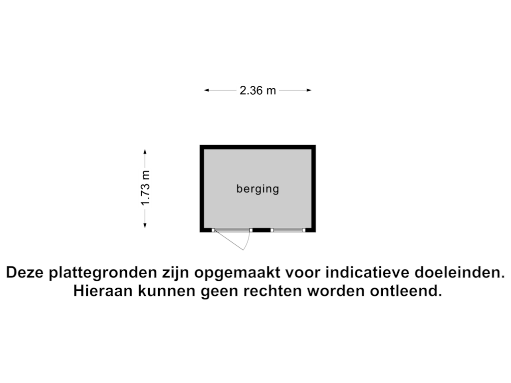 Bekijk plattegrond van Berging van Julianalaan 31