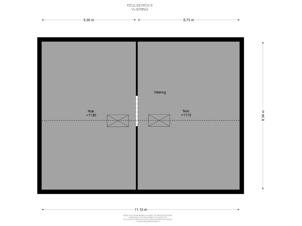 View floorplan of Vliering of Keulseweg 6