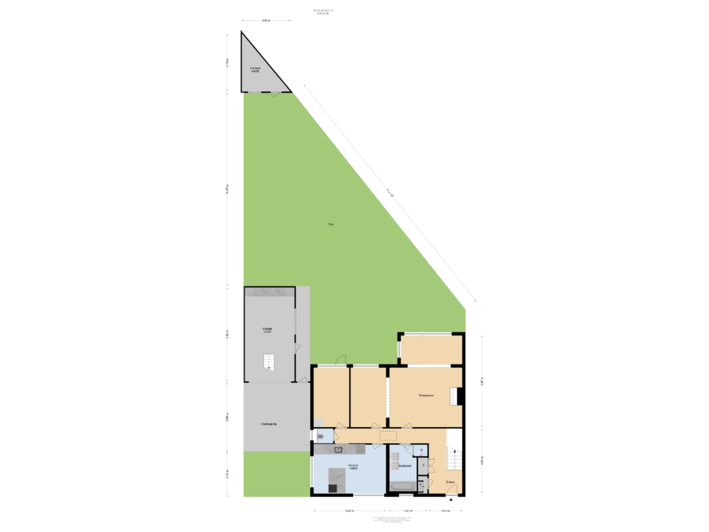 View floorplan of Situatie of Keulseweg 6