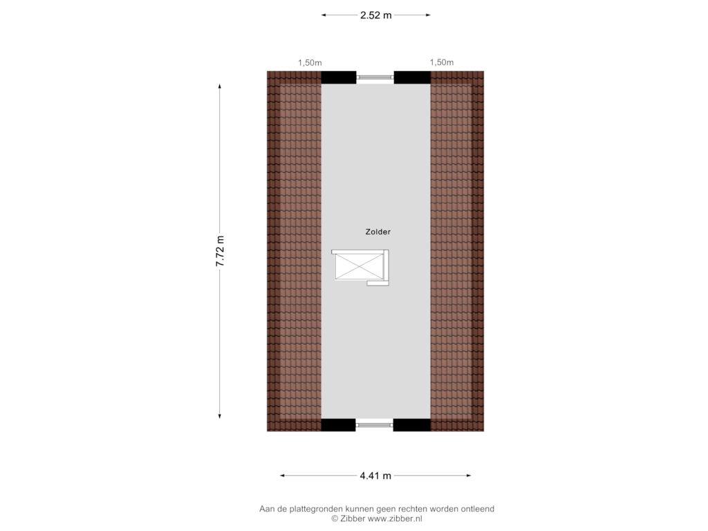 Bekijk plattegrond van Zolder van Molenstraat 20