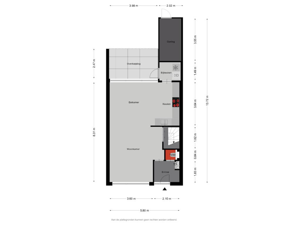 View floorplan of Begane Grond of Ehrenstein 9