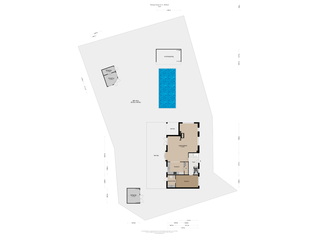 Bekijk plattegrond van Tuin van Geelgorslaan 8