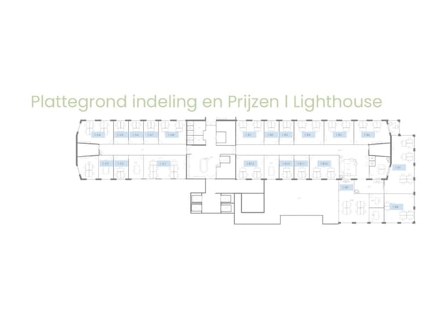 plattegrond met unitnummers