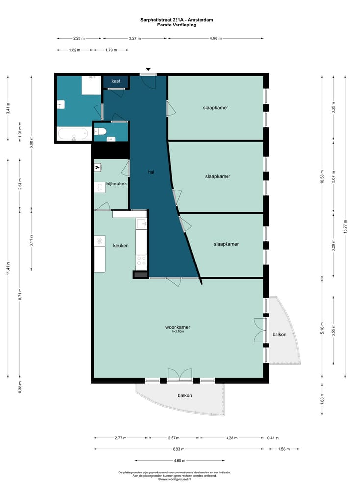 Foto 36 van Sarphatistraat 221-A