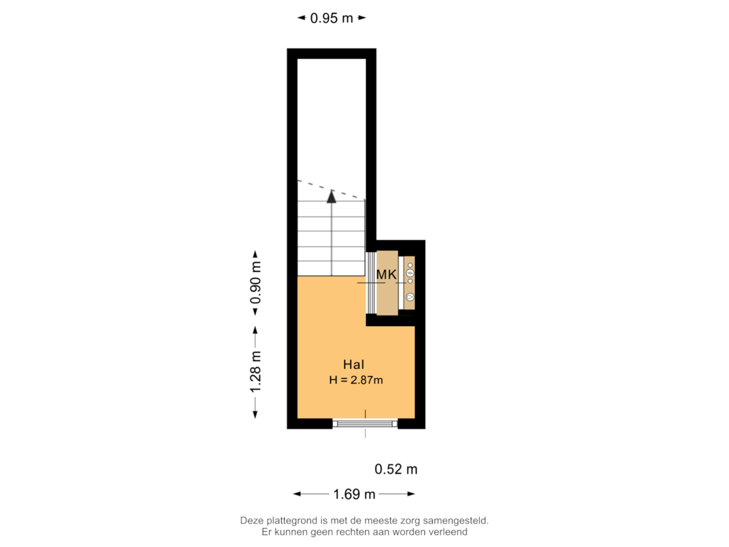 Bekijk plattegrond van Begane grond van Eendrachtsstraat 33