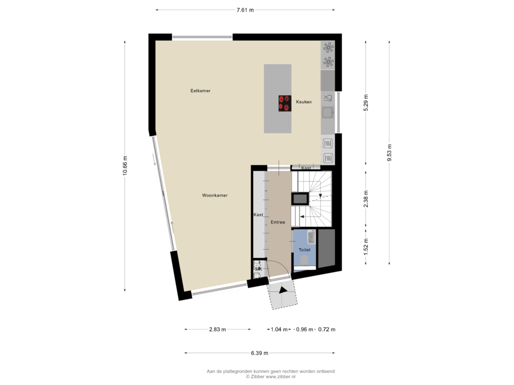 View floorplan of Begane Grond of Lakenveld 14