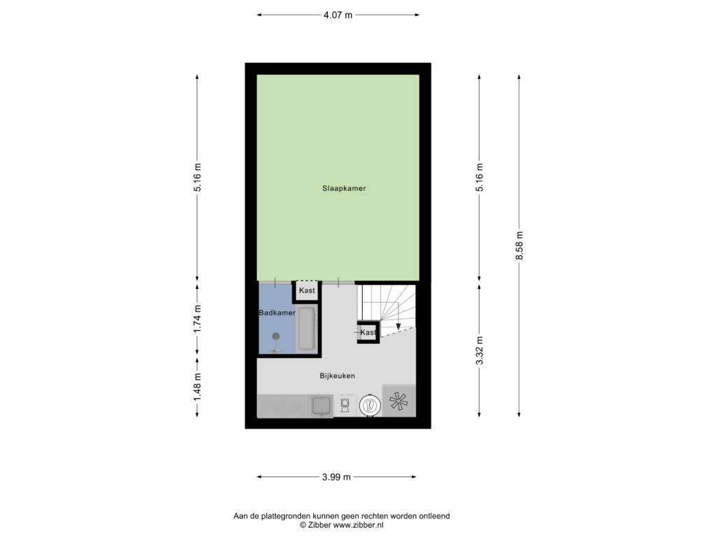 View floorplan of Souterrain of Lakenveld 14