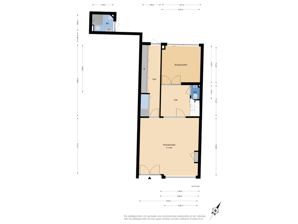 Bekijk plattegrond van Begane Grond van Buitenwatersloot 140