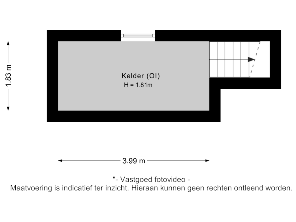 Bekijk plattegrond van Kelder van Overstraat 16