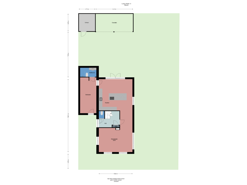 View floorplan of Situatie of Laakse Weide 13