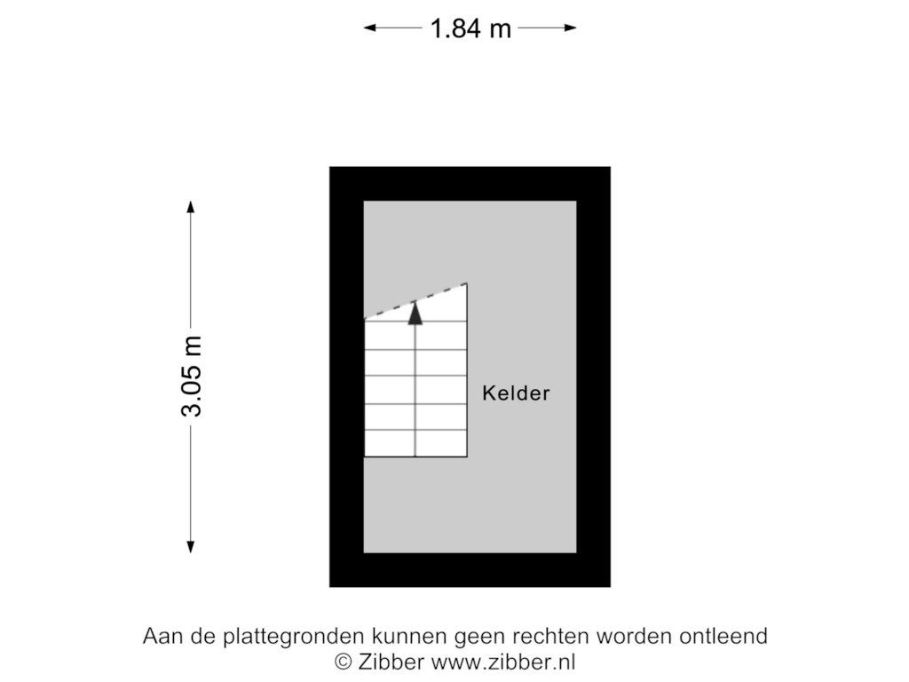 Bekijk plattegrond van Kelder van Alma Tademastraat 18