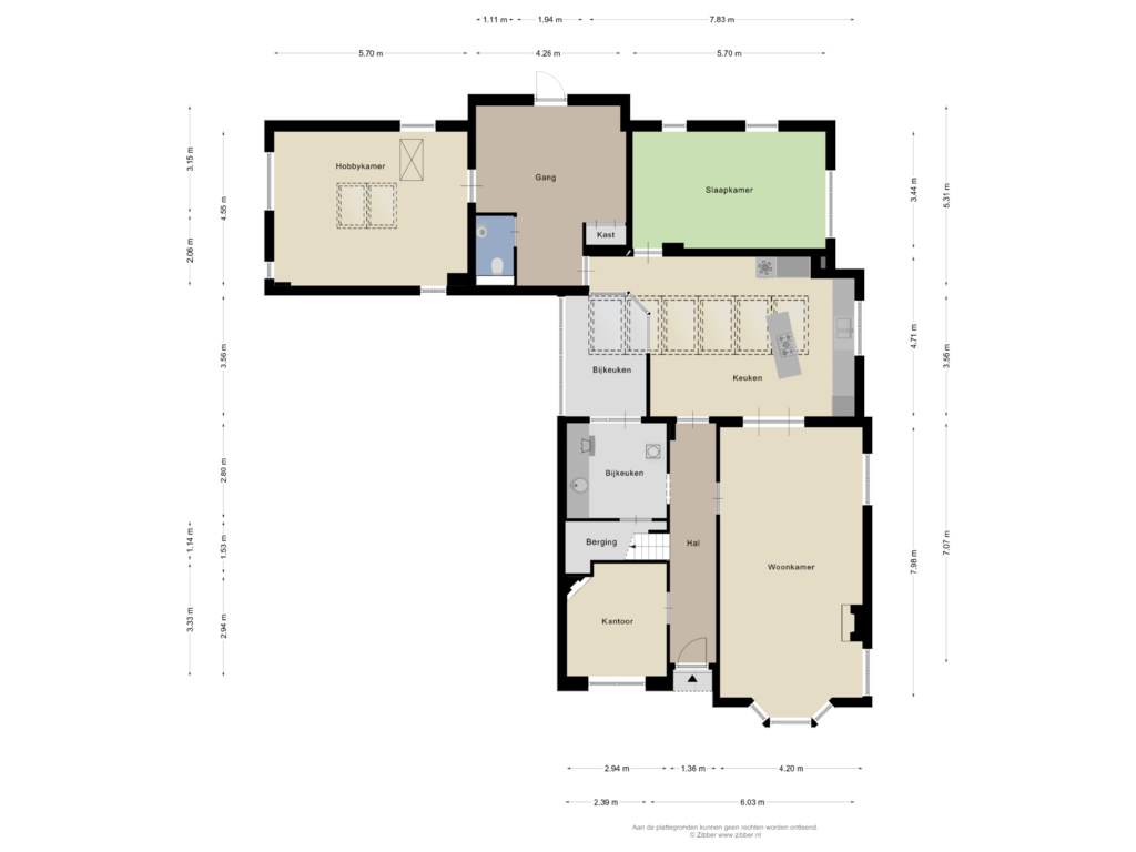 Bekijk plattegrond van Begane grond van JH van Aismawei 39