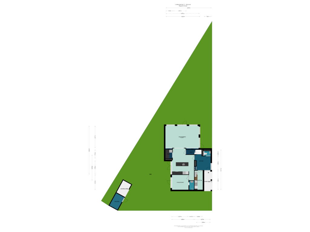 View floorplan of BEGANE GROND of Lindewetering 13