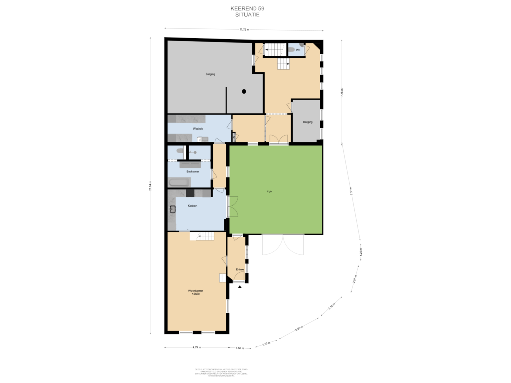 Bekijk plattegrond van Situatie van Keerend 59