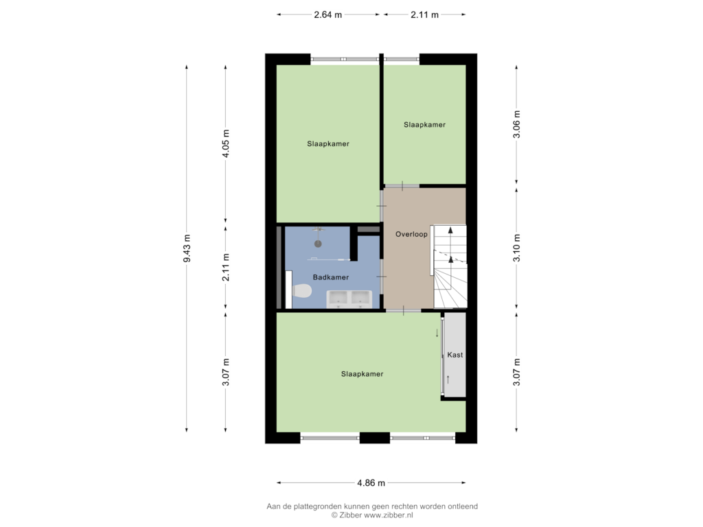 Bekijk plattegrond van Eerste Verdieping van George Orwellhof 7