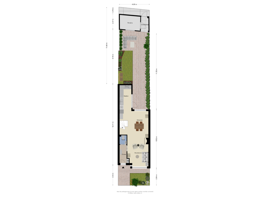 Bekijk plattegrond van Begane grond_tuin van Timorstraat 33