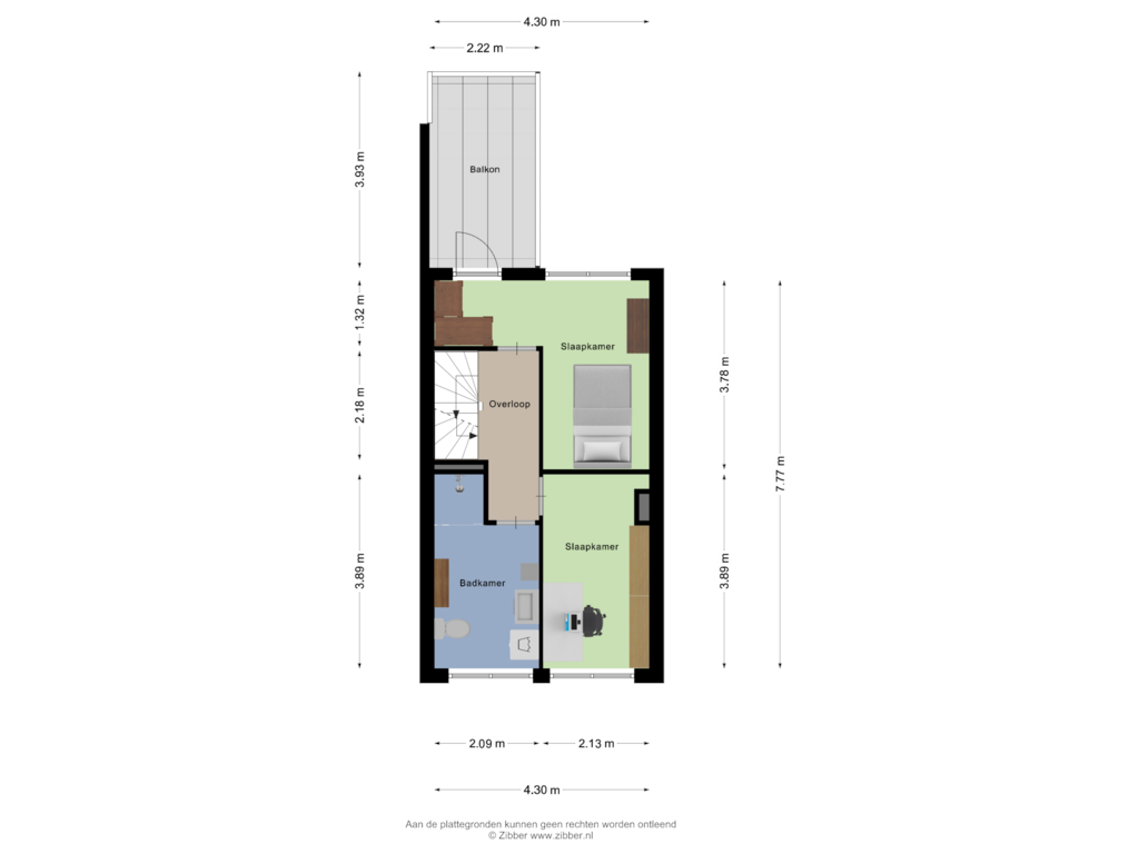 Bekijk plattegrond van Eerste verdieping van Timorstraat 33