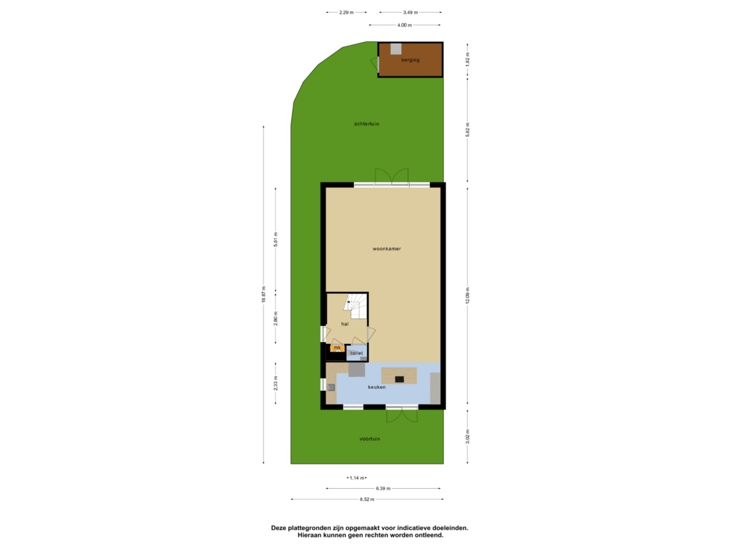 View floorplan of Overzicht woning of Kerkuillande 63