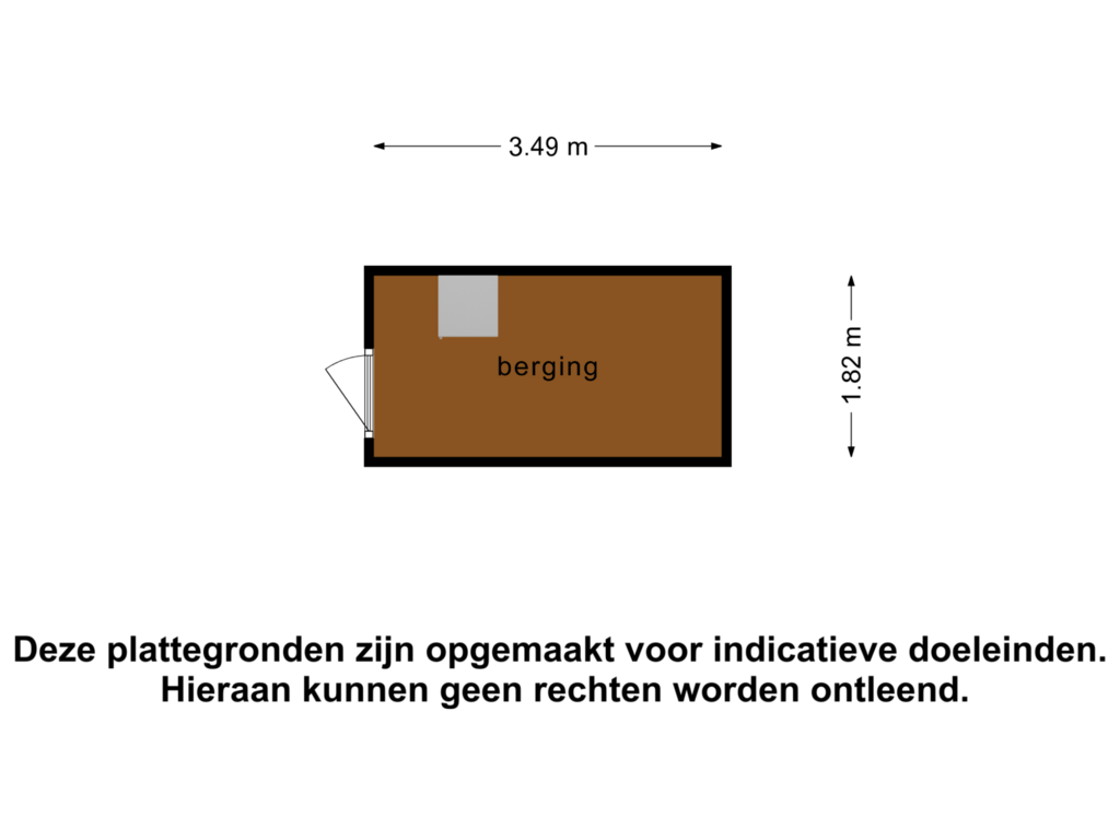 View floorplan of Berging of Kerkuillande 63