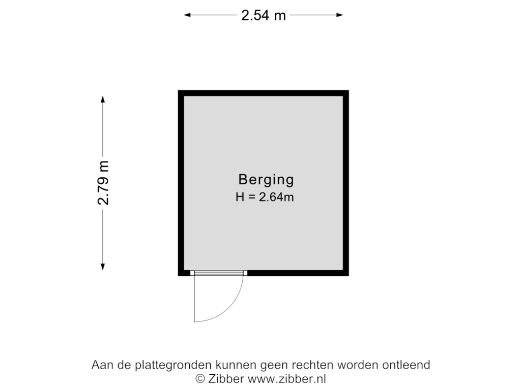 Bekijk plattegrond van Berging van NDSM-straat 139