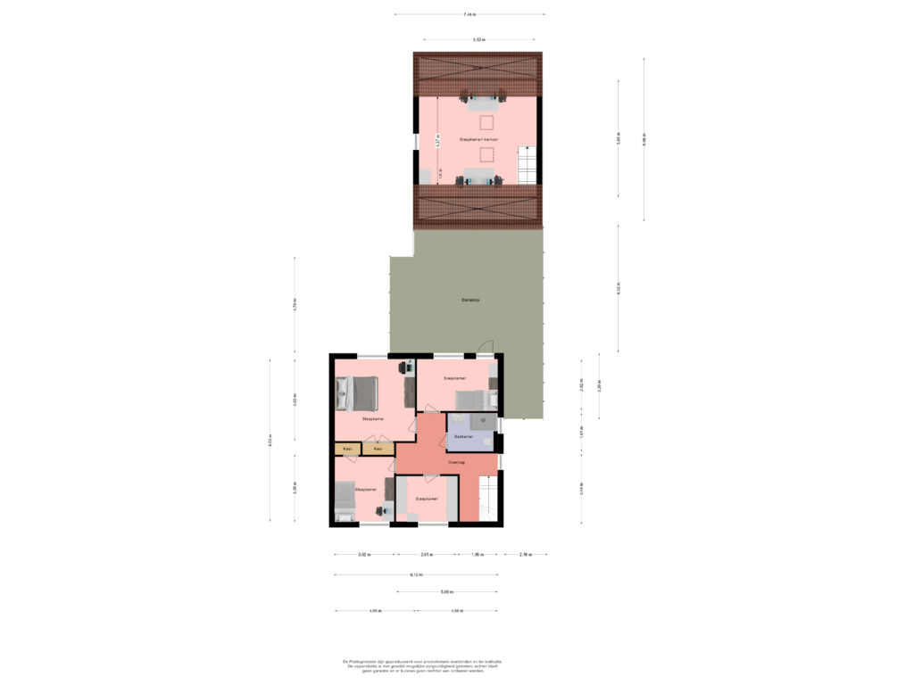 Bekijk plattegrond van floor 1 van Marktstraat 25