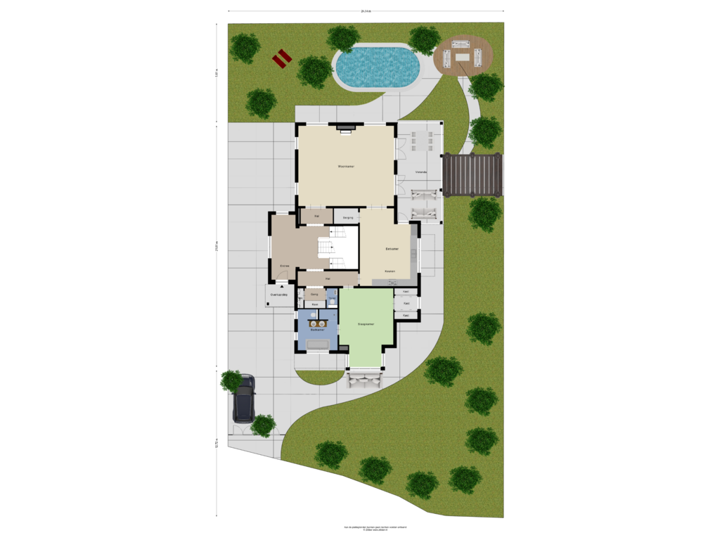 Bekijk plattegrond van Begane Grond Tuin van Anton Koolhaaspad 1