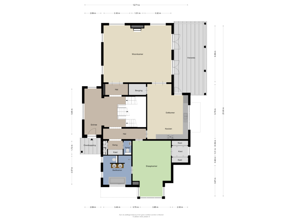 Bekijk plattegrond van Begane Grond van Anton Koolhaaspad 1