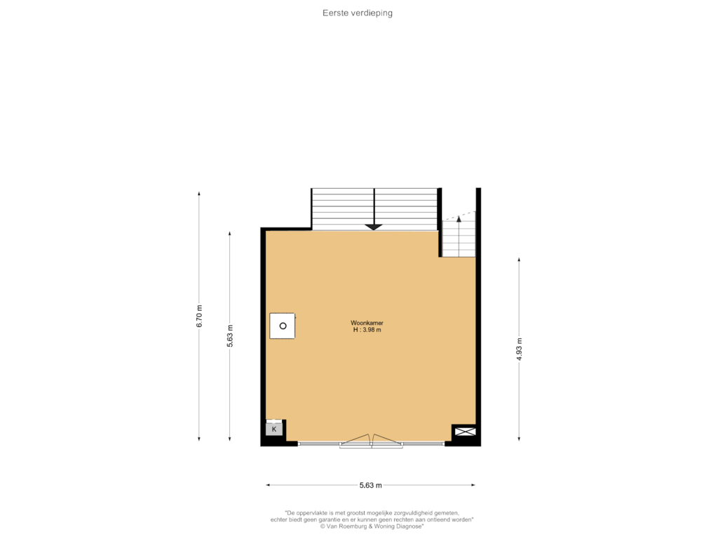 Bekijk plattegrond van Eerste verdieping van William Barlowlaan 149