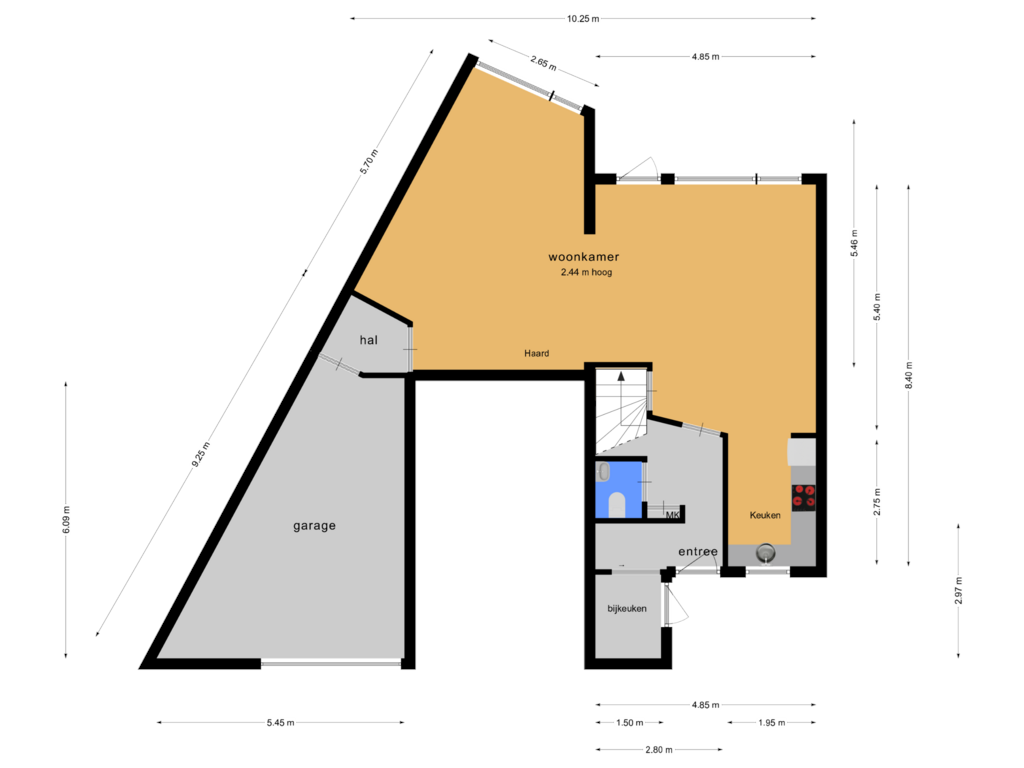 Bekijk plattegrond van BGG van Graaf Floris 3